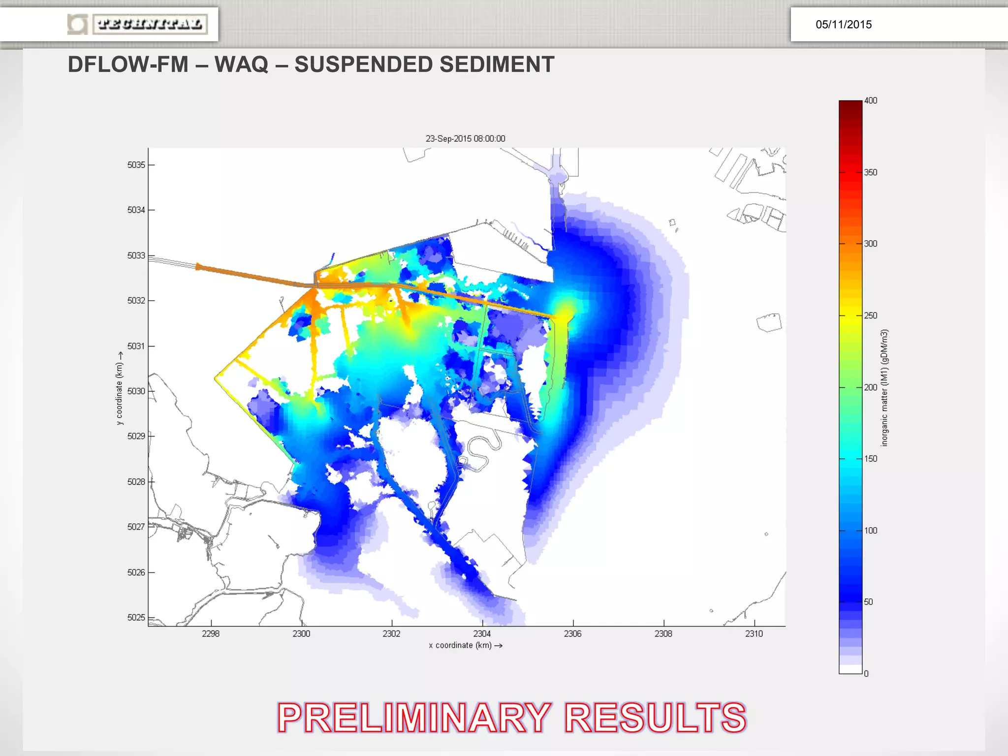 DFLOW-FM – WAQ – SUSPENDED SEDIMENT
05/11/2015
 