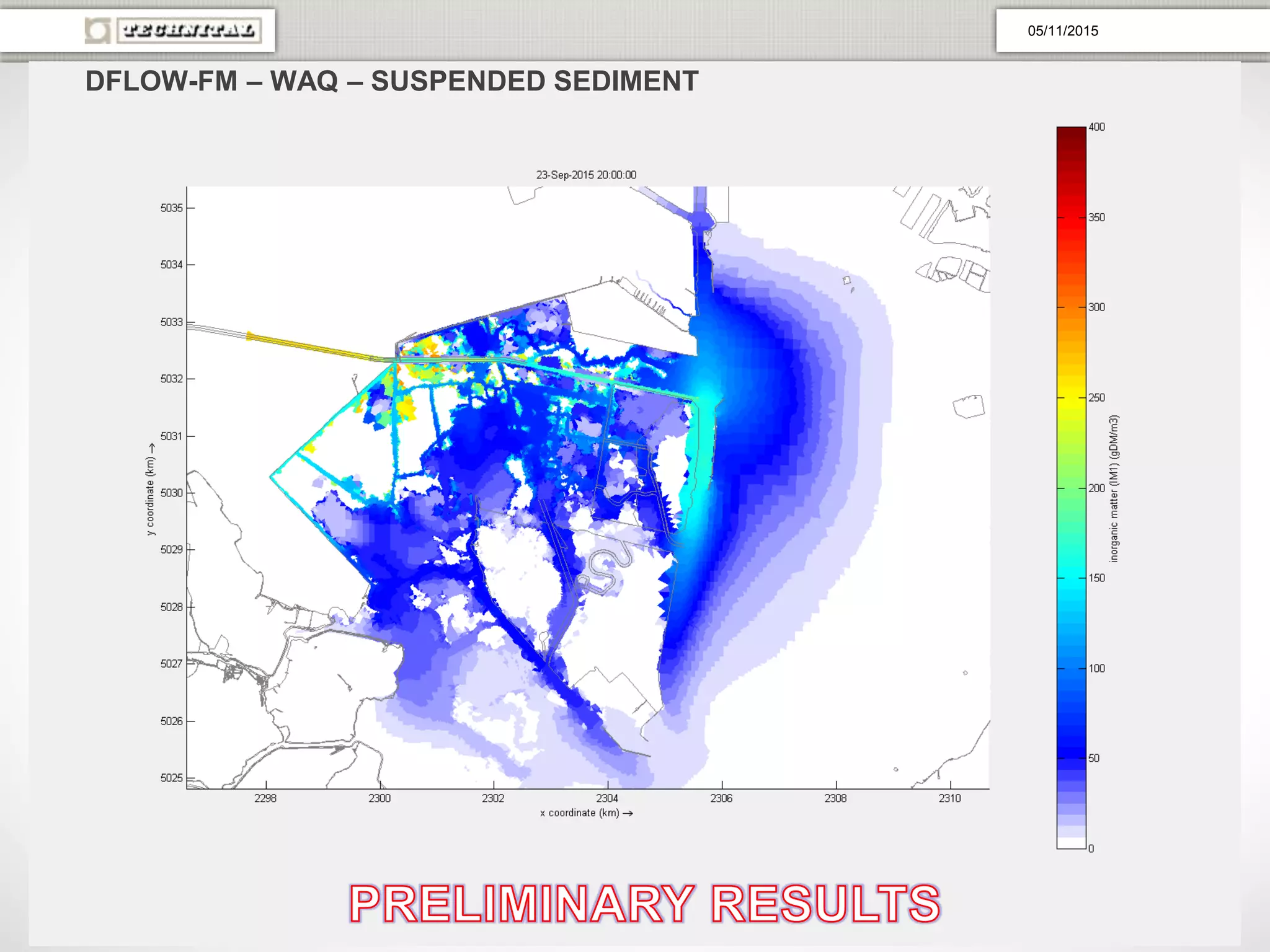 DFLOW-FM – WAQ – SUSPENDED SEDIMENT
05/11/2015
 