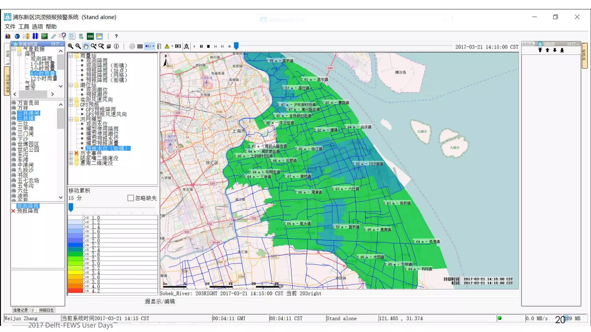 2017 Delft-FEWS User Days
20
 