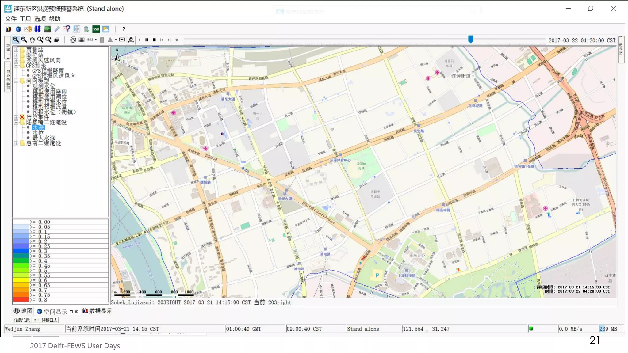 2017 Delft-FEWS User Days
21
 