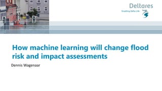 How machine learning will change flood
risk and impact assessments
Dennis Wagenaar
 