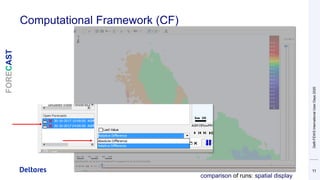 Computational Framework (CF)
Delft-FEWSInternationalUserDays2020
11
FORECAST
comparison of runs: spatial display
 