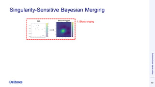 Singularity-Sensitive Bayesian Merging
43
RG
Radar
Block-Krigged
Singularity Free
Singularity exponent
Bayesian Merged
Sin...