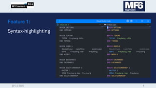 DSD-INT 2025 Visual Studio Code extension for MODFLOW 6 Syntax - Clanor ...