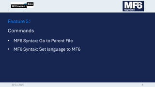 DSD-INT 2025 Visual Studio Code extension for MODFLOW 6 Syntax - Clanor ...