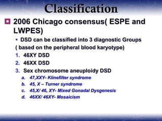 Management Disorder of Sexual Development(DSD) | PPT