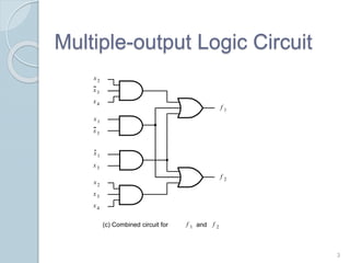 ANALYSIS & DESIGN OF COMBINATIONAL LOGIC | PPT