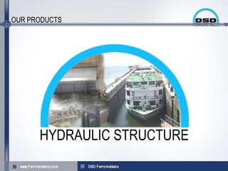 OUR PRODUCTS




      HYDRAULIC STRUCTURE
 