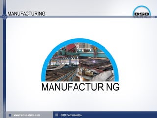 MANUFACTURING




           MANUFACTURING
 