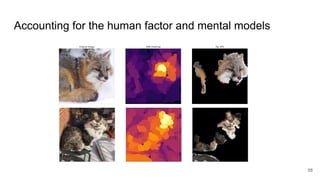 Accounting for the human factor and mental models
58
 