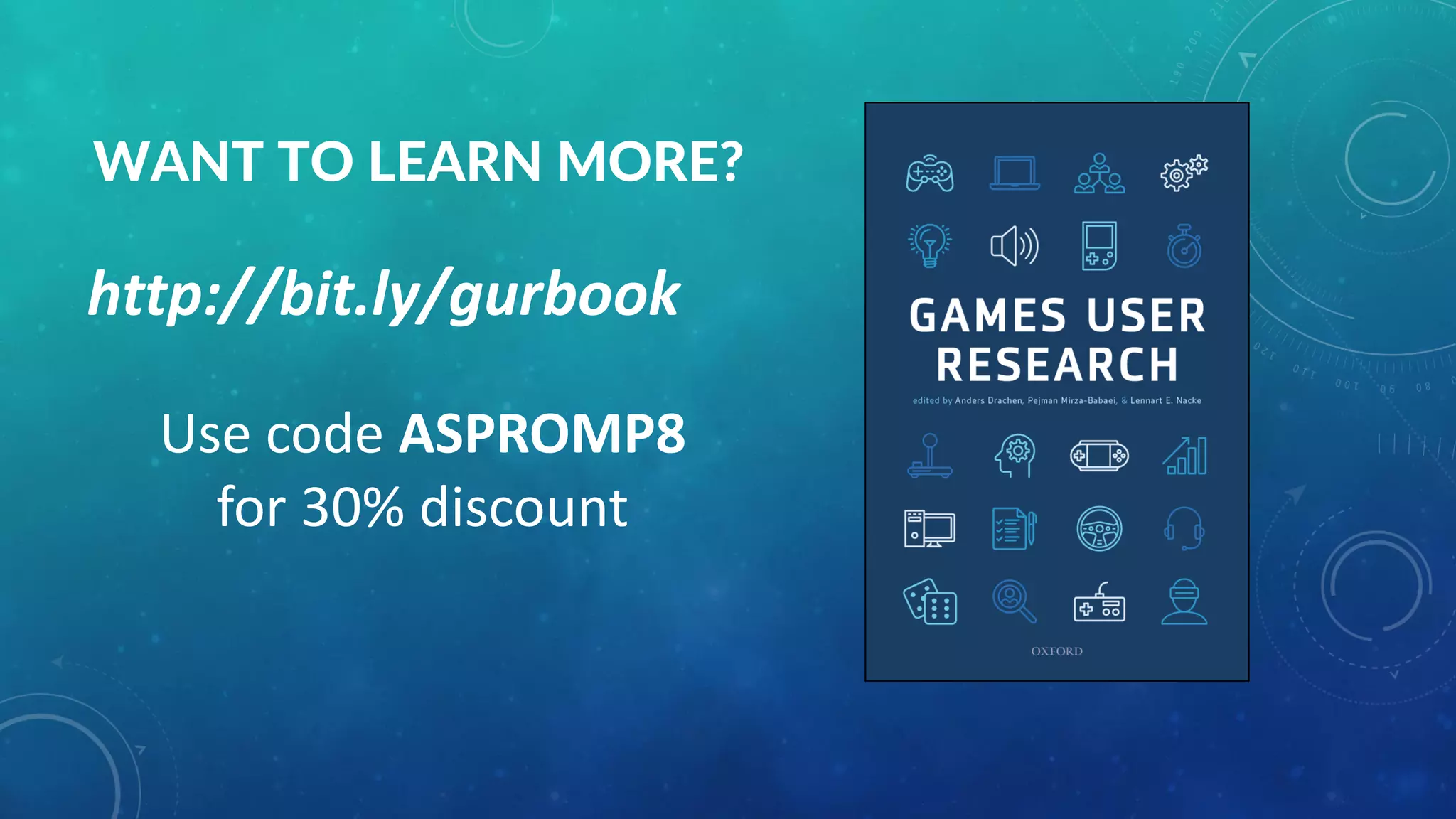 WANT TO LEARN MORE?
Use code ASPROMP8
for 30% discount
http://bit.ly/gurbook
 