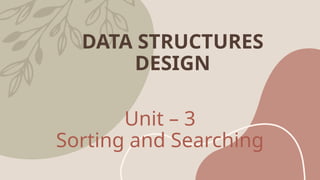 Comprehensive Guide to Sorting and Searching Algorithms in Data ...
