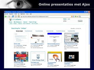 Online presentaties met Ajax 