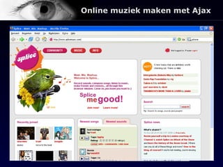 Online muziek maken met Ajax 