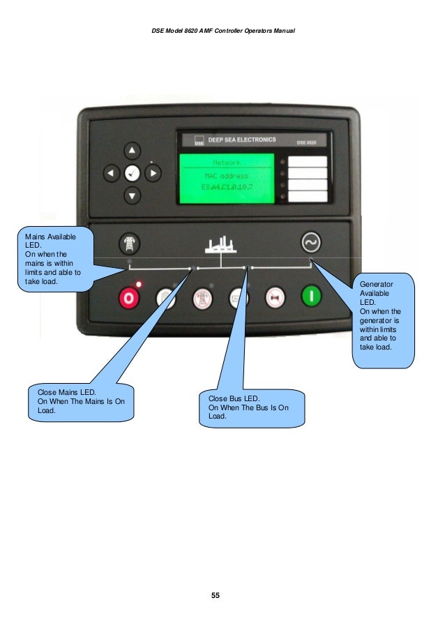 Dse8620 Operators Manual