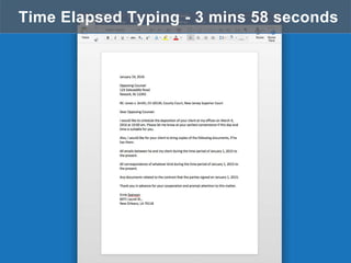www.techshow.com
#ABATECHSHOW
Time Elapsed Typing - 3 mins 58 seconds
 