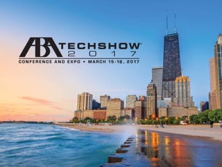 www.techshow.com
#ABATECHSHOW
SAVE THE DATE! March 17-19, 2016
 