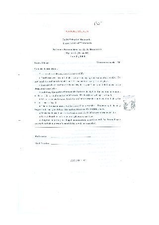 Delhi School of Economics Entrance Exam (2006)