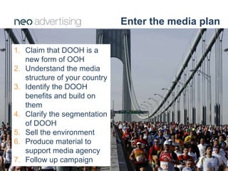 Agency & brand - factors that influence wheter DOOH is incorporated into a campaign