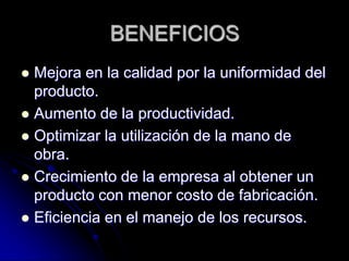 Reducción de la velocidad de operación del personal por fatiga.Exceso de operaciones y transportes innecesarios.Parada de la producción.La no utilización adecuada de la mano de obra.Problema en la calidad del producto.