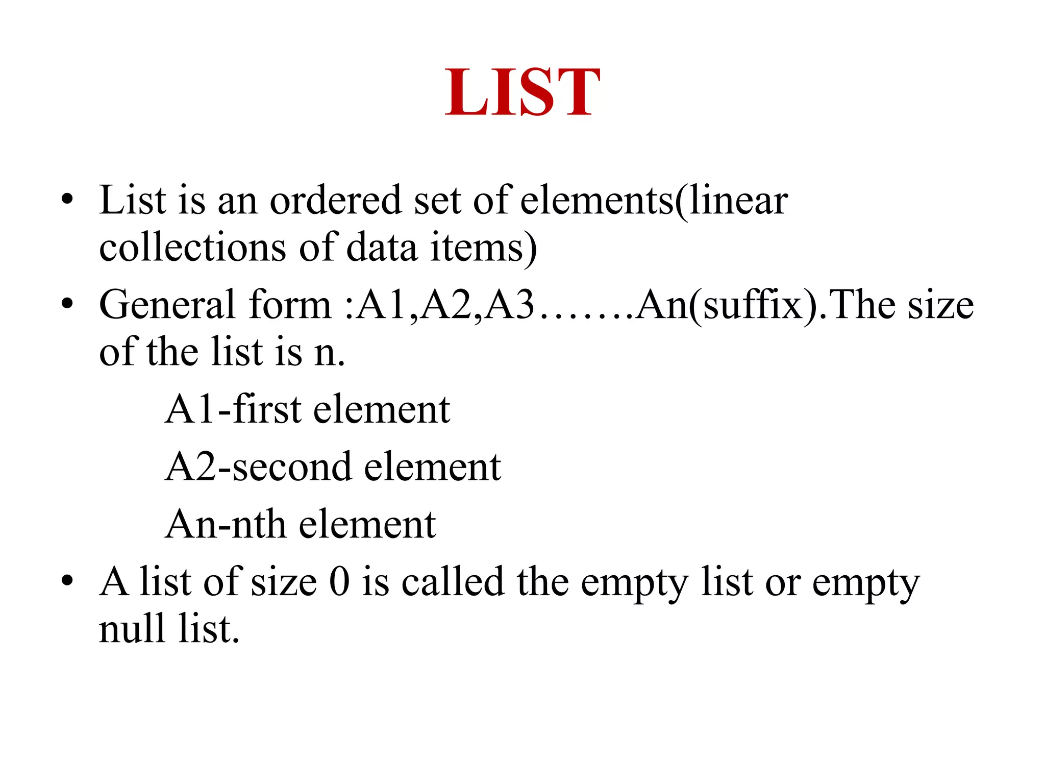 Data structures - unit 1 | PPTX