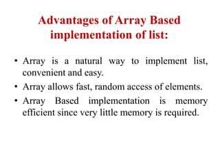 Data structures - unit 1 | PPTX