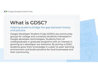 What is GDSC | DSEU Info Session | PDF