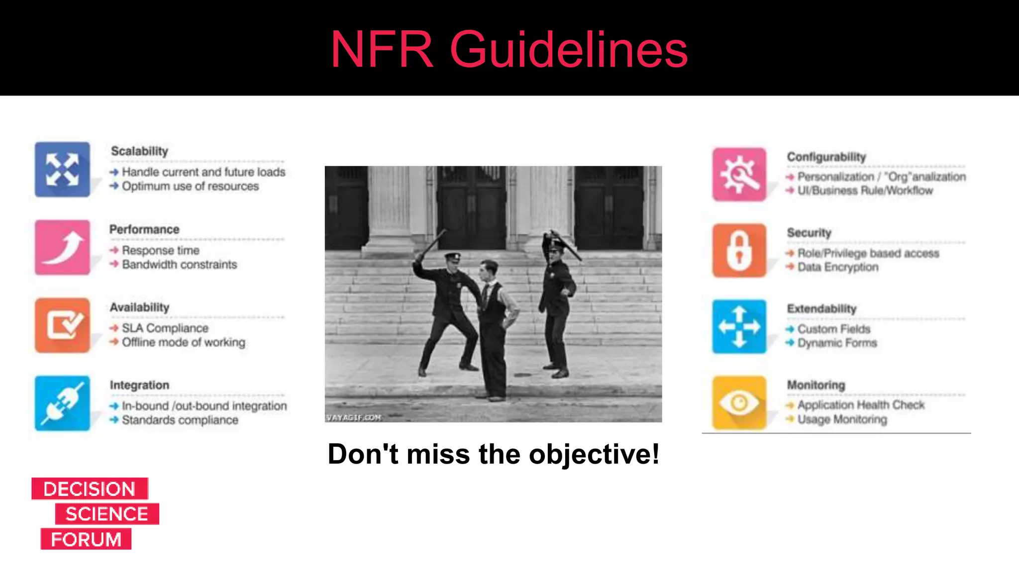 NFR Guidelines
Don't miss the objective!
 