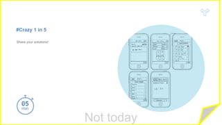 Not today
#Crazy 1 in 5
Share your solutions!
05
min
 