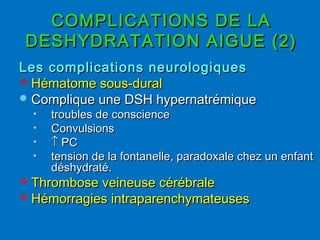 Deshydratation Aigue Du Nourisson Deshydratation Aigue Du Nourisson