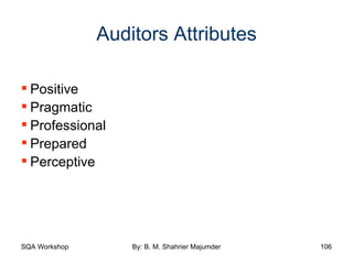 Auditors Attributes Positive Pragmatic Professional Prepared Perceptive 
