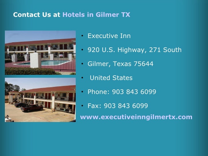 Hotel in Gilmer TX, Gilmer Texas Hotels
