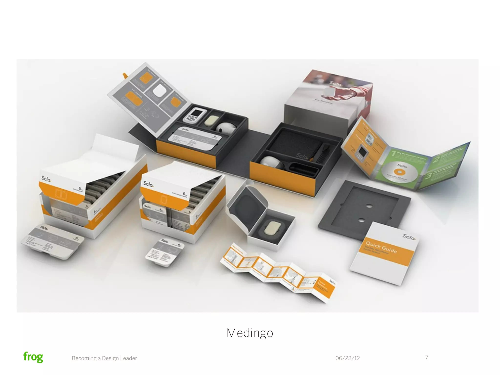 Medingo
Becoming a Design Leader             06/23/12   7
 