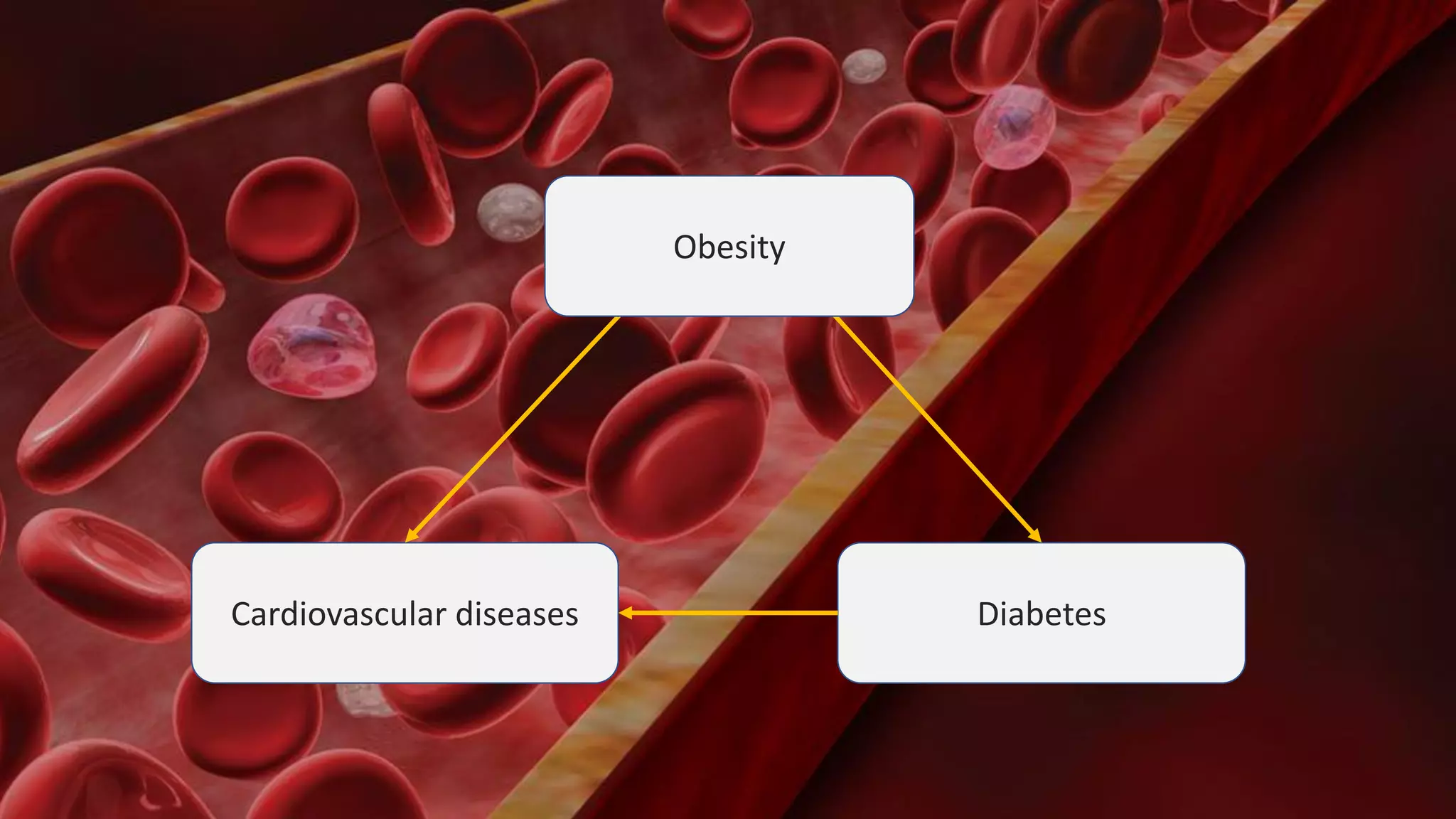 Cardiovascular diseases Diabetes
Obesity
 