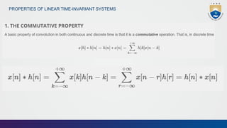 Linear System Properties For Discrete System.pdf LTI SYSTEM and PROPERTIES OF LINEAR TIME INVARIANT SYSTEM | PPTX