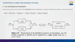LTI SYSTEM and PROPERTIES OF LINEAR TIME INVARIANT SYSTEM | PPTX