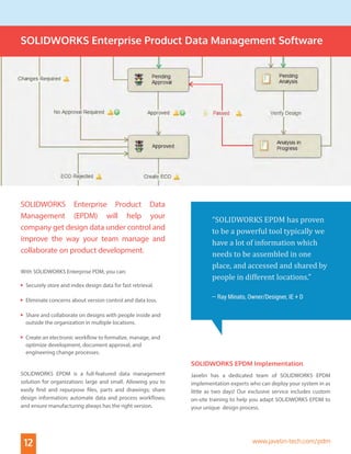 Javelin SOLIDWORKS Brochure | PDF