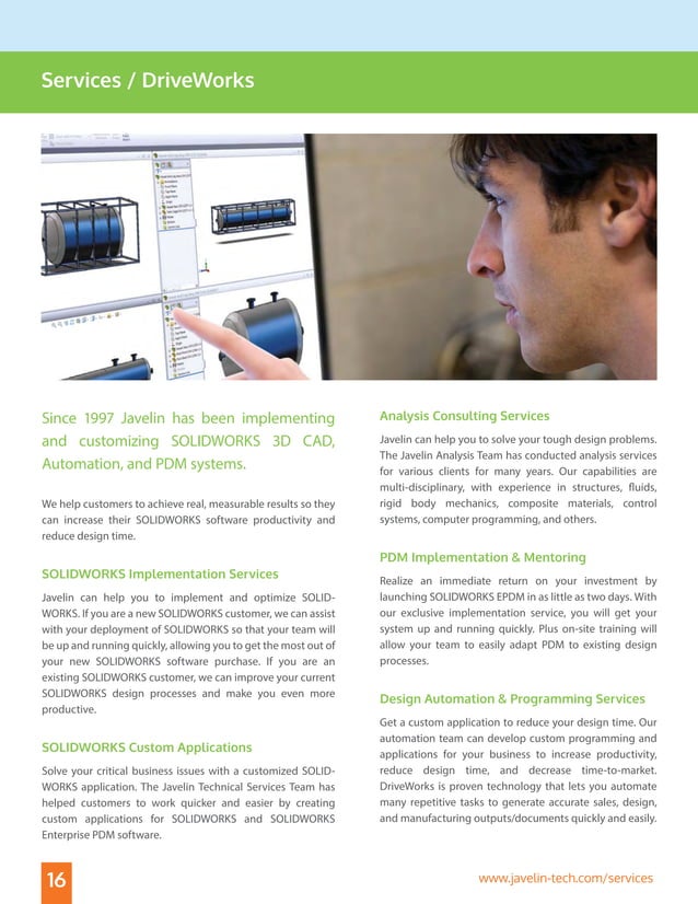 Javelin SOLIDWORKS Brochure | PDF