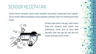 Sensor Putaran Roda materi ke dua mata kuliah dasar sistem kendali | PDF