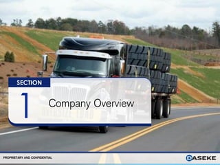 3PROPRIETARY AND CONFIDENTIAL
SECTION
1 Company Overview
 