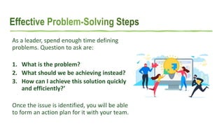 Steps to effective Problem solving | PPT