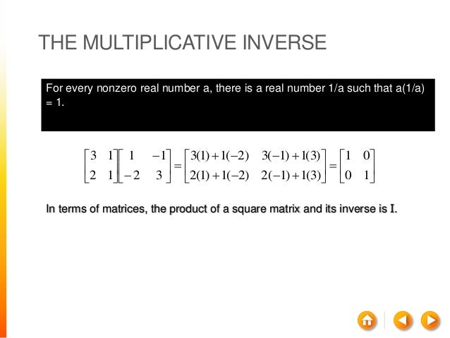 multiplicative 11/12 inverse KATARIA By DHEERAJ presentation Matrix multiplicative 11/12 inverse KATARIA By DHEERAJ presentation Matrix