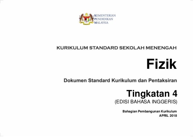 Dskp Kssm Fizik Tingkatan 4  melayutingkatan