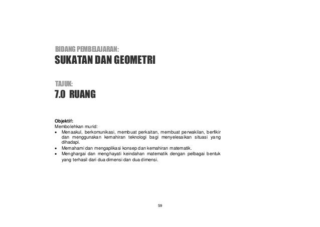 Dskp matematik kssr semakan tahun 1 2017