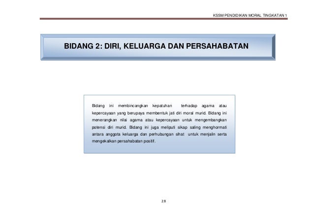 Dskp pendidikan moral tingkatan 1