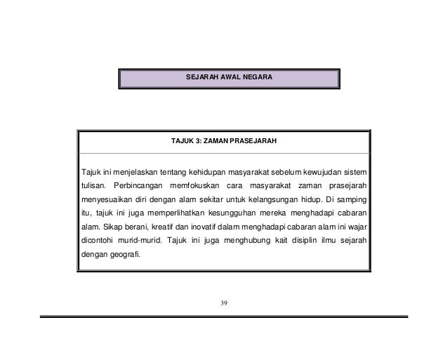 DSKP SEJARAH TAHUN 4