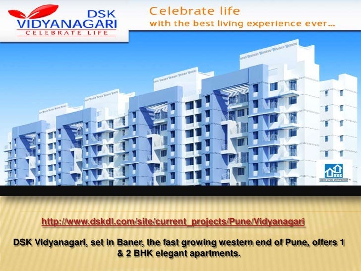 DSK Vidyanagari 1 & 2 BHK Premium Residential Apartments Baner Pune