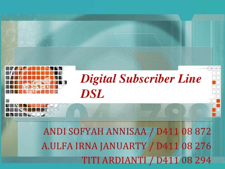 digital subscriber line
