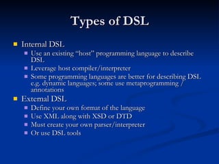 Domain Specific Languages | PPT